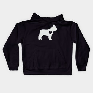 Adore French Bulldogs Kids Hoodie